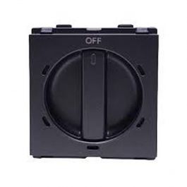 Wonder Fellino Modular, F2 Rotary 5 Step Fan Regulator, 2M, Black ...