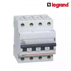 Legrand RX3 40 A MCB Isolator Four Pole Isolators White