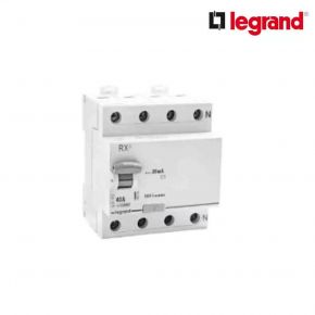 Legrand RX3 63 A RCCB Four Pole RCCB 100 mA White