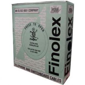 Finolex  Telephone Wires 0.4 mm dia  4 pair Grey 90 Mtrs