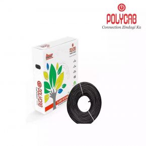 Polycab FRLF PVC Wires 1.5 Sq mm Black 180 Mtrs