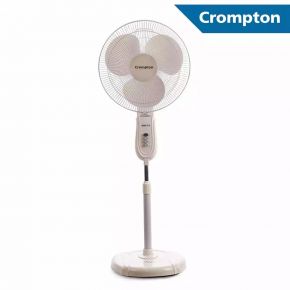 Crompton, Pedestal Fans, PF Hiflo Wave Plus, KD White 400 mm